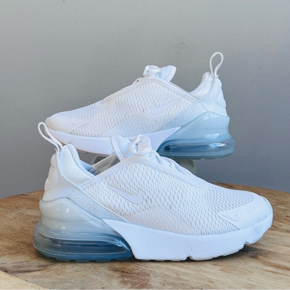 Nike Air Max 270 PS 'White Silver' Athletic Shoes 2.5Y Boys Girls 2025 model - Picture 2 of 11